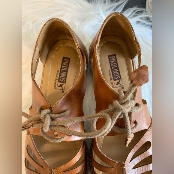 Pikolinos Tan Leather Butterfly Sandal SZ: EU37 - Picture 4 of 8